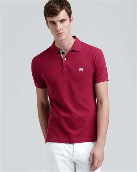 burberry brit pique polo|Burberry polo shirt men.